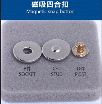 磁铁四合扣